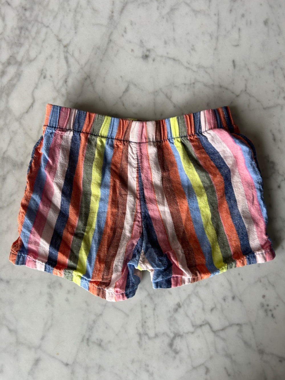 Carters size 2T Multicolor Striped Cotton Baby/Toddler Shorts - Picture 3 of 3